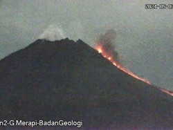 Dalam 6 Jam, Gunung Merapi Keluarkan 3 Kali Awan Panas