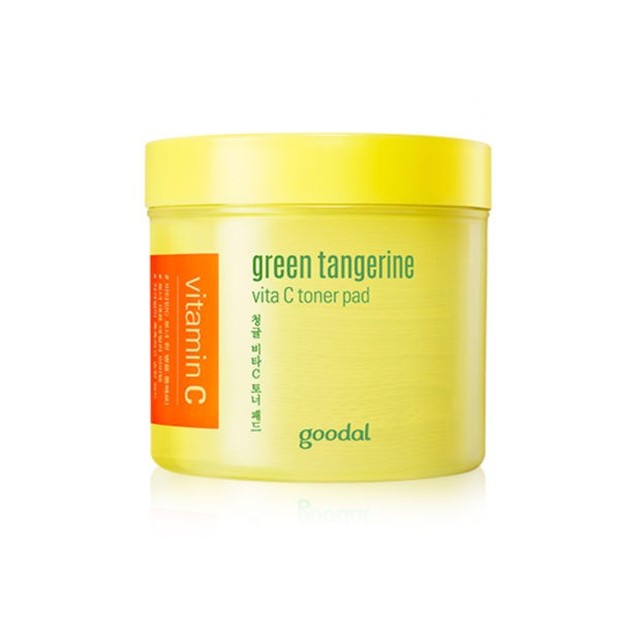 Goodal Green Tangerine Vita C Toner Pad mengandung Vitamin C mencerahkan kulit/shopee.co.id