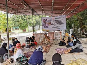 Lazismu Gelar Fashion Show Ecoprint Karya Ibu Rumah Tangga