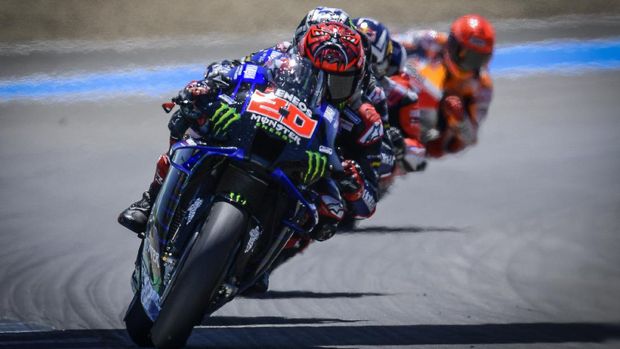 Fabio Quartararo di MotoGP Spanyol 2021.