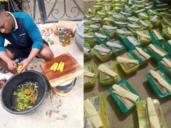 Mulia! Pria Ini Masak Lalu Bagikan Makanan dan Uang ke Pengemis