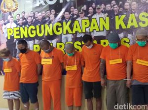 Polisi Gulung 9 Pengedar Sabu di Bandung