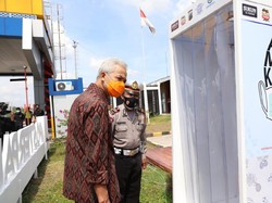 Pantau Lokasi Penyekatan Arus Mudik, Ganjar: Jalur Tikus Sudah Dijaga