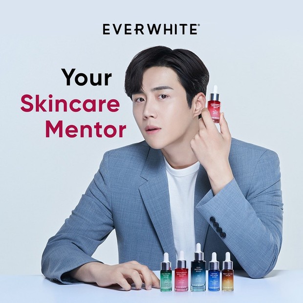Kim Seon Ho dengan Produk Everwhite/instagram.com/everwhiteid
