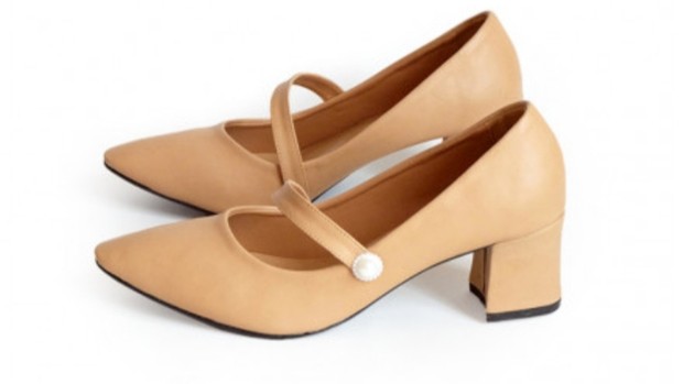 Nude Gemma Block Heel/Instagram/@pixfootwear Nude Gemma Block Heel.