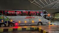 Potret Perjalanan Menggunakan Bus PO SAN, Berangkat dari Jakarta
