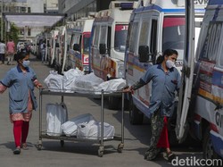 COVID-19 India Tembus 24 Juta Kasus, Varian Mutan B1617 Makin Mendunia