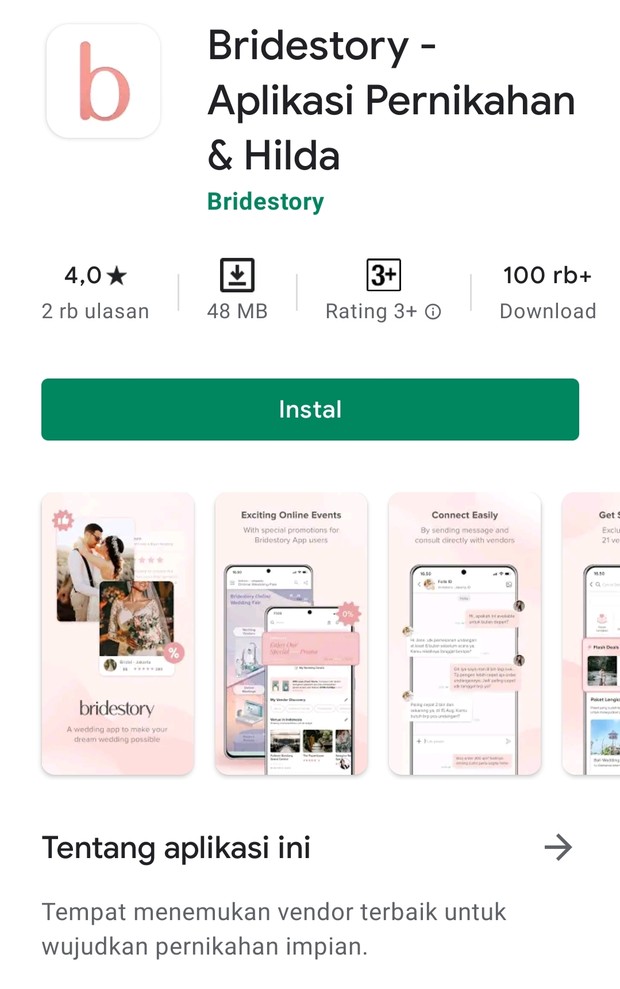 Aplikasi Persiapan Pernikahan/Playstore Aplikasi Persiapan Pernikahan