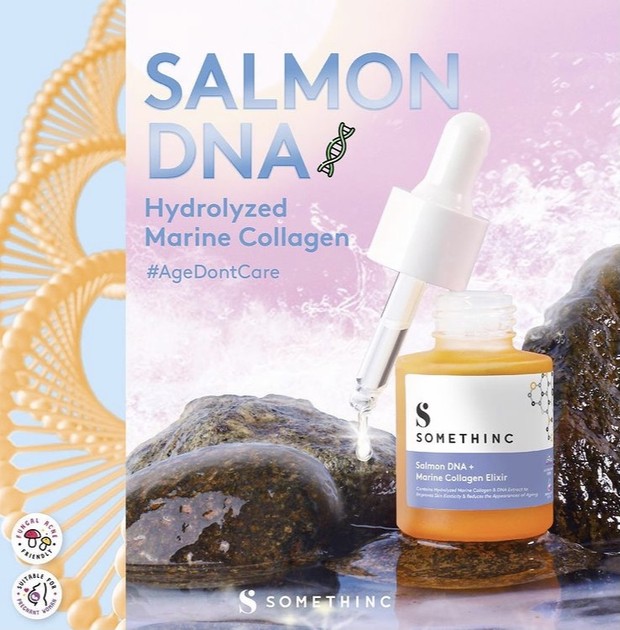 Somethinc Salmon DNA + Marine Collagen Elixir.