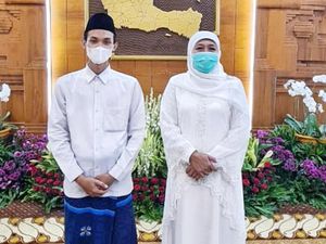 Pesan Khofifah untuk Hafiz Asal Jatim yang Terpilih Jadi Imam Masjid Besar UEA
