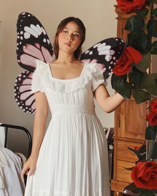 Nadin Amizah di Times Square/Instagram.com/cakecaine Nadin Amizah di Times Square