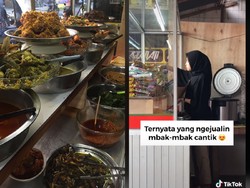 Ini Amelia Wanita Cantik Pelayan Warung Makan Padang Murah Meriah