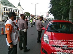 Pemudik Berdatangan ke Klaten, Satu Kendaraan Travel Diamankan