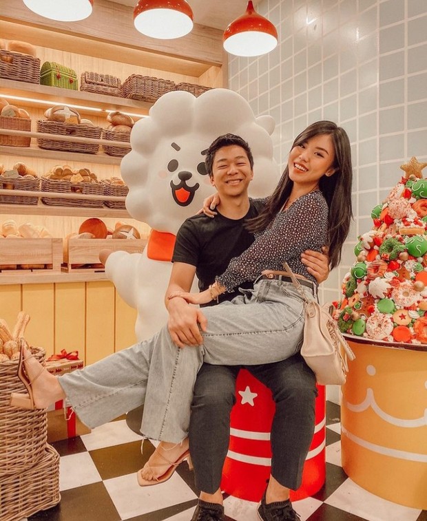 Titan Tyra dan Gaius Ong/Foto: instagram.com/titantyra Potret Mesra Titan Tyra dan Gaius Ong