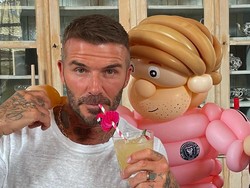 Ultah ke-46 David Beckham Penuh Makanan Enak, Ini Buktinya