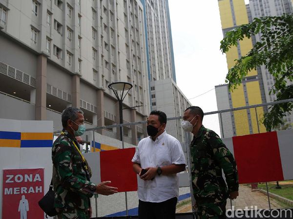Wakil Ketua Komisi IX DPR Kunjungi Wisma Atlet