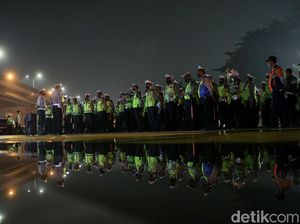Foto: Apel Persiapan Penyekatan Mudik Lebaran