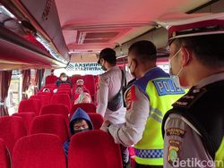 Berani-beraninya Bus Akap Ini Kelabui Petugas: Ngaku Kosong, Ternyata Bawa Penumpang Mudik