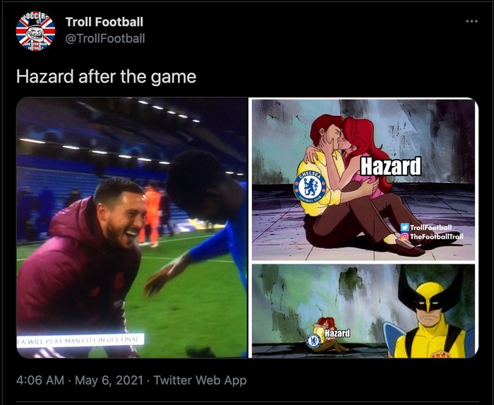 eden hazard chelsea vs real madrid liga champions meme eden hazard chelsea vs real madrid liga champions meme