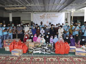 Jurnalis Kayuh Indonesia Peduli Anak Yatim