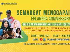 HUT ke-69, Penerbit Erlangga Gelar Perayaan Semangat Menggapai Mimpi