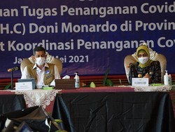 Terima Doni Monardo, Pj Gubernur Jambi Jelaskan Penanganan COVID-Karhutla