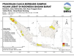 BMKG: Waspadai Cuaca Ekstrem Sepekan Mendatang