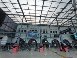 Begini Suasana Stasiun Pasar Senen pada Hari Pertama Larangan Mudik