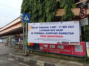 Mudik Lebaran Dilarang, Bus AKAP di Terminal Kp Rambutan Tak Beroperasi