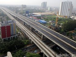 Potret Tol Layang MBZ Ditutup Selama Larangan Mudik