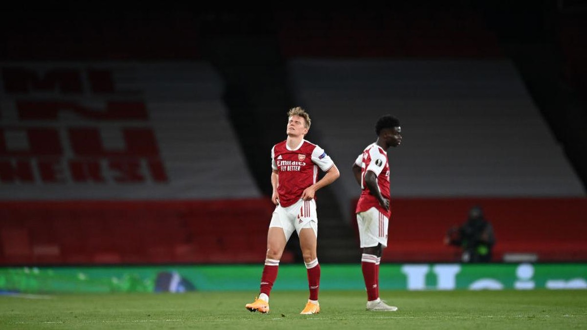 Arsenal gagal lolos ke final Liga Europa (Getty Images/Shaun Botterill)