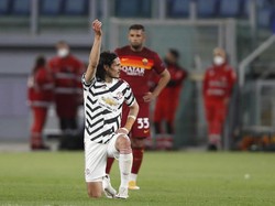 Cavani Bawa Man Utd Ungguli AS Roma 1-0 di Babak Pertama
