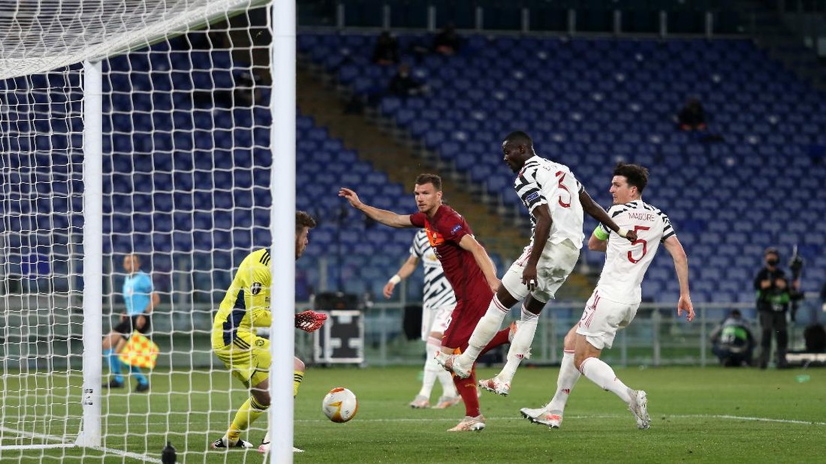 Manchester United lolos ke final Liga Europa meski kalah di markas AS Roma. (Foto: Getty Images/Paolo Bruno)