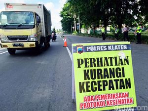 Perbatasan Prambanan Dijaga Ketat di Hari Kedua Larangan Mudik