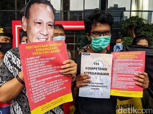 Pertanyaan TWK Picu Kontroversi, KPK Digeruduk Massa Aksi