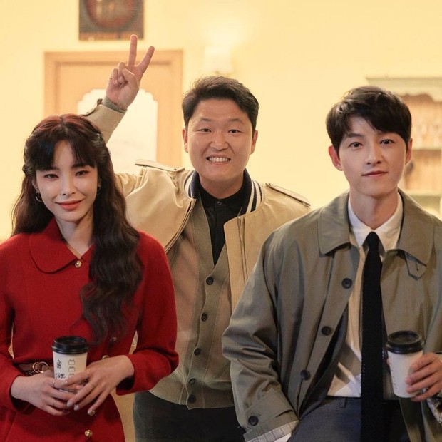 PSY Bersama Heize dan Song Joong Ki/instagram.com/42psy42