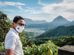 Kunjungi NTB, Sandiaga Harap Sembalun Bisa Jadi Destinasi Wisata Unggulan