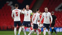 Inggris ada di nomor empat. Harry Kane dkk mengoleksi 170 gol musim lalu (Getty Images/Pool)