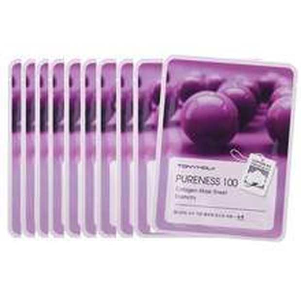 Tonymoly Pureness 100 Mask Sheet Collagen (sumber : iprice.co.id)