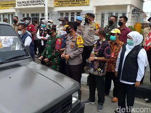 Cek Penyekatan di Suramadu, Forkopimda Jatim Ingatkan Kasus COVID-19 India