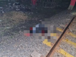 Pria Diduga Mabuk di Sidoarjo Tewas Tertabrak Kereta