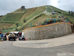 Wisata Terasering Panyaweuyan Majalengka Jelang Libur Lebaran Sepi Tidak Biasa