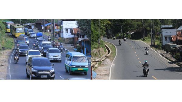 Potret Jalur Nagrek Sebelum dan Sesudah Pandemi-Mudik Dilarang