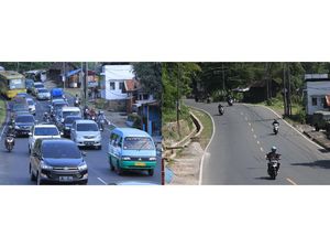 Potret Jalur Nagrek Sebelum dan Sesudah Pandemi-Mudik Dilarang