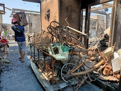 Cerita Warga Korban Kebakaran di Kapuk Muara Jakut