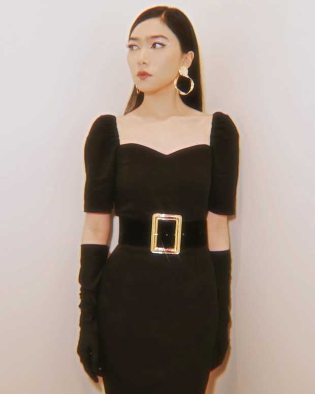 OOTD klasik ala Isyana Sarasvati.