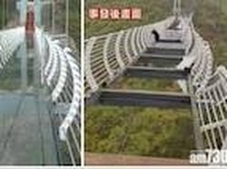 Jembatan Kaca di China Hancur, Wisatawan Terjebak di Tengahnya