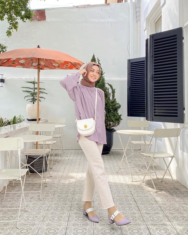 Lilac blouse