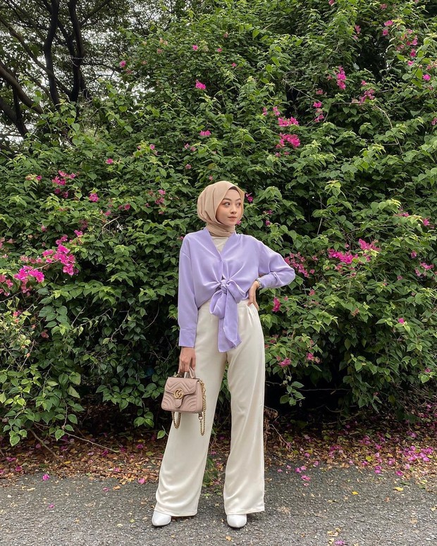 Lilac crop top