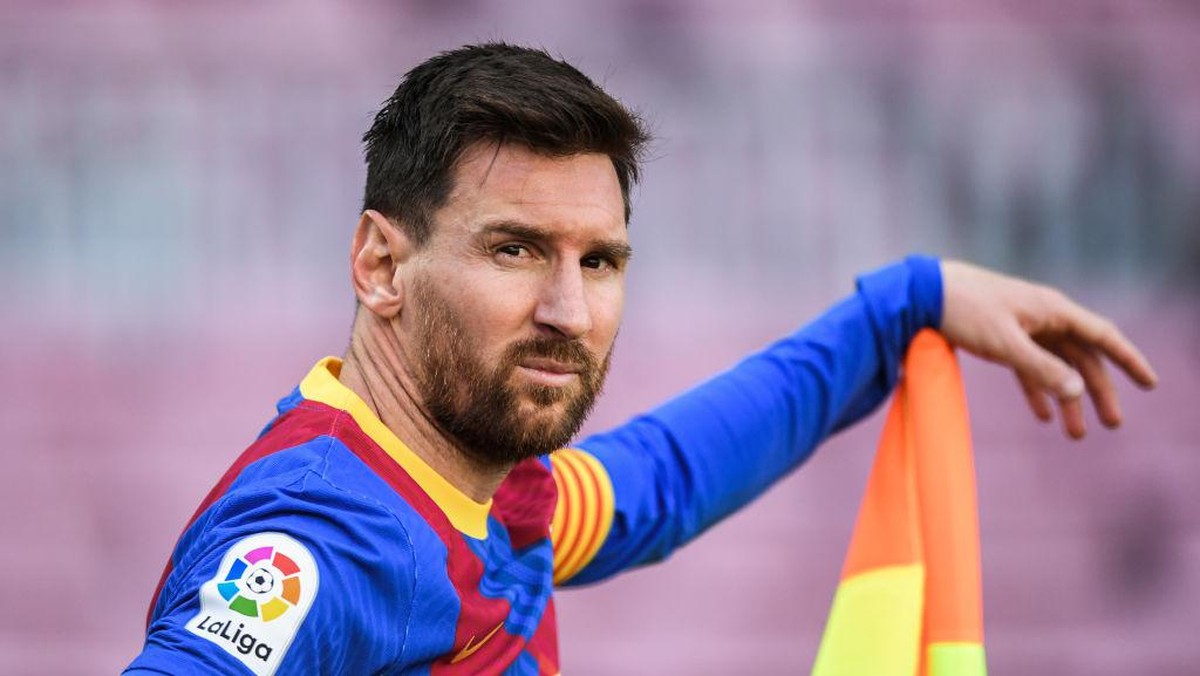 Striker Barcelona, Lionel Messi. (Foto: David Ramos/Getty Images)